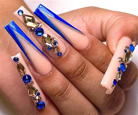 nai blue picture|blue fingernails images.